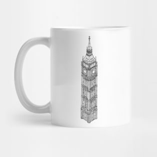 Big Ben - Hand Drawn Print Mug